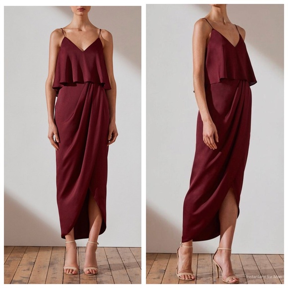 cocktail frill dress